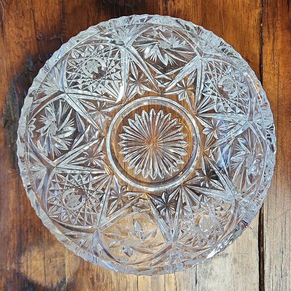 Vintage Crystal Bowl - Picture 4 of 5